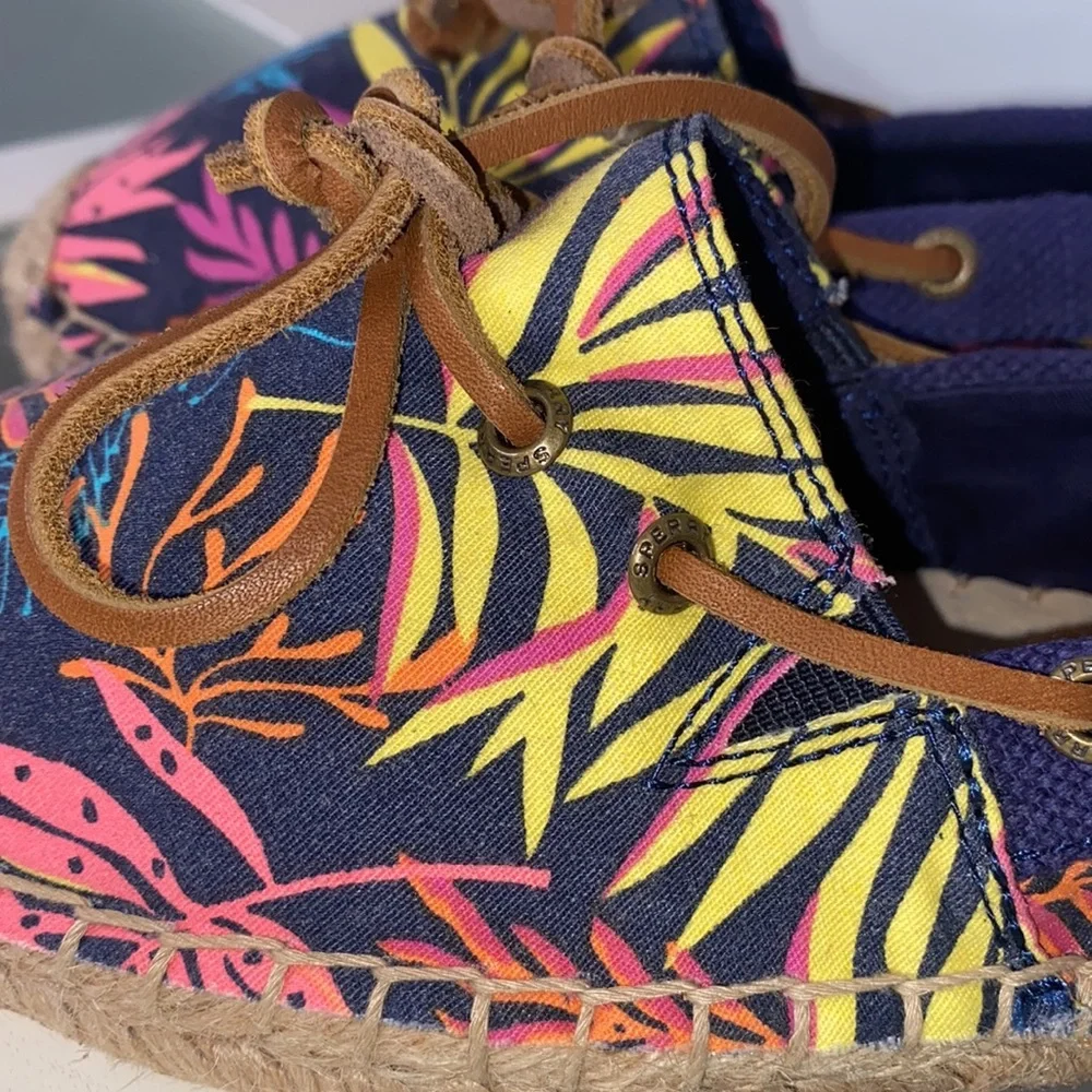 Sperry Katama Cape Espadrille Seaweed Flats Women’s Size 7.5-NWOB